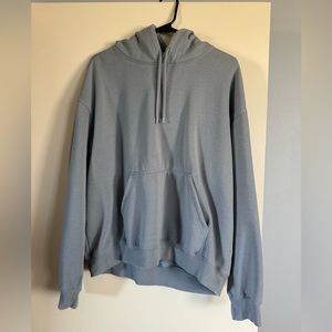 H&M Relaxed Fit Hoodie Gray Size M